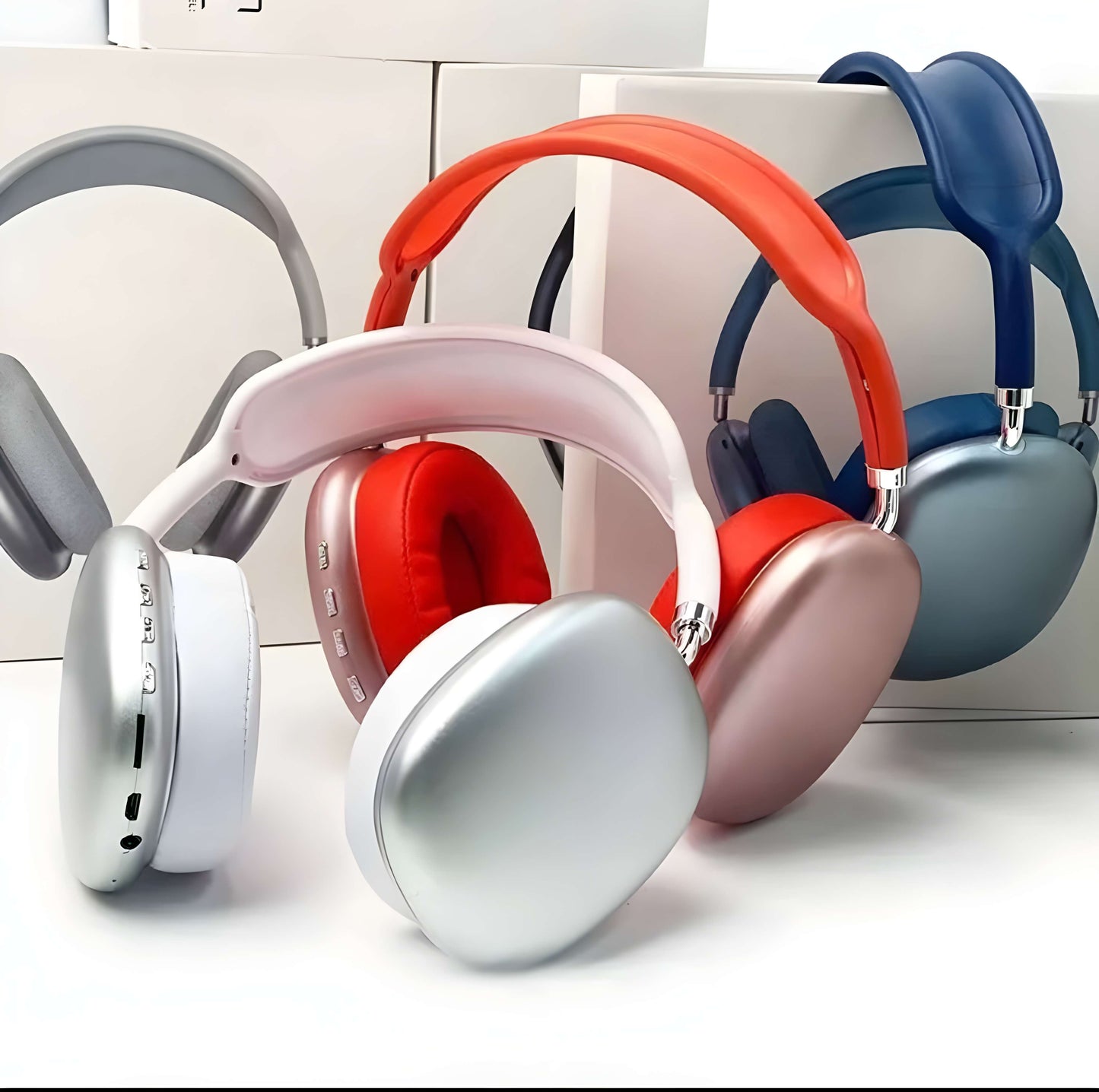 P9 Wireless Bluetooth Headphones with Mic – Noise Cancelling, Stereo Sound