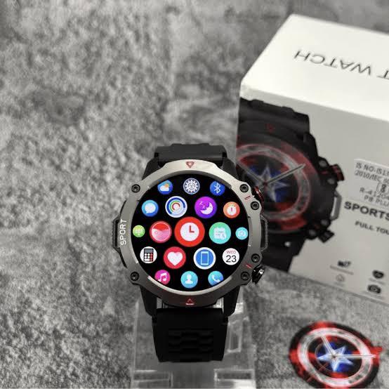 TF10 Pro Smartwatch - Round Dial AMOLED Display, Bluetooth Calling & Sports Features