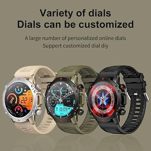 TF10 Pro Smartwatch - Round Dial AMOLED Display, Bluetooth Calling & Sports Features