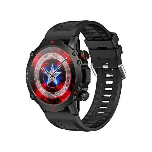 GT9 Round Dial Smartwatch - Bluetooth Calling, Fitness Tracking, Wireless Charging