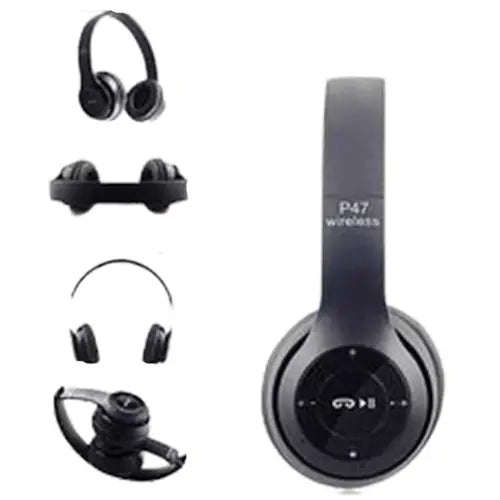 P47 Bluetooth Headphones - Wireless, Foldable & Compatible with All Devices