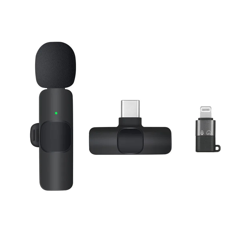 K8 Wireless 3-in-1 Lavalier Microphone | Plug & Play