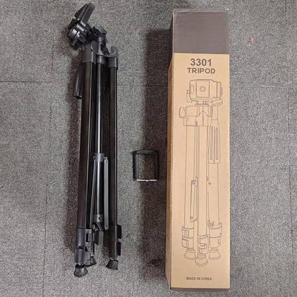 3301 Long Lightweight Aluminum 50-Inch Tripod Stand – Adjustable Tripod for DSLR, Action Cameras, Smartphones & Mobile Devices