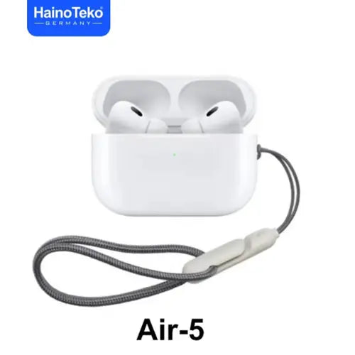 Haino Teko Air-5 Bluetooth Earbuds - Deep Bass, Premium Sound & Free Protective Cover