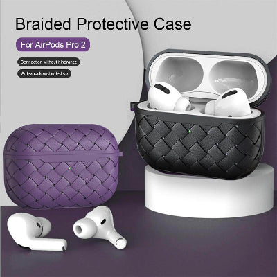 Air Pods Pro 2 Case | Weave Pattern Silicone Protective Cover