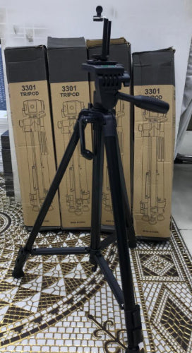 3301 Long Lightweight Aluminum 50-Inch Tripod Stand – Adjustable Tripod for DSLR, Action Cameras, Smartphones & Mobile Devices