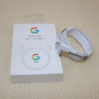 Google 30W USB-C to USB-C Cable| Fast Charging & Data Transfer