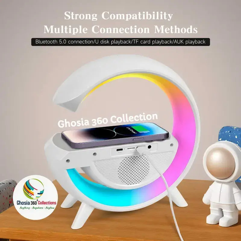 Wireless Charging Speaker (BT-3401) | Atmosphere Night Light