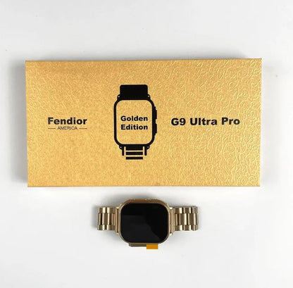 G9 Ultra Pro Smartwatch | Golden Edition | Bluetooth Calling Smart Watch