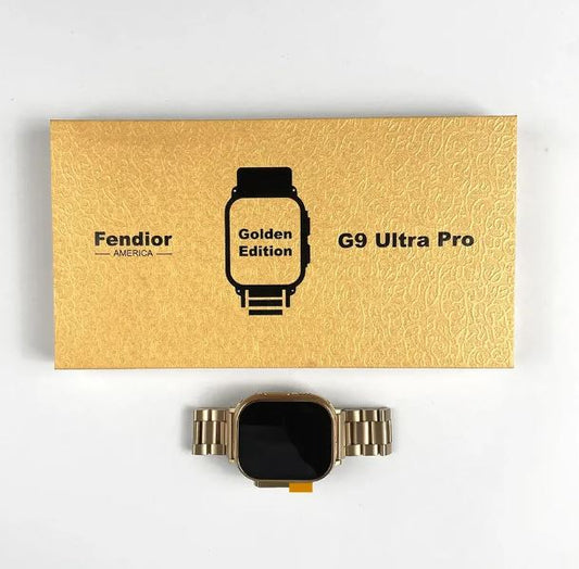 G9 Ultra Pro Smartwatch | Golden Edition | Bluetooth Calling Smart Watch
