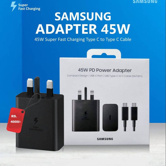Samsung 45W Super Fast Charger Original PD Adapter