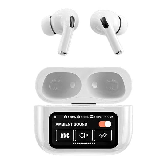 A9 Pro ANC/ENC Wireless Earbuds - Premium Sound, Noise Cancellation & LCD Display