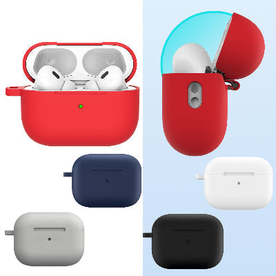 Air Pods Pro 2 Silicone Case | Ultra-Thin Protective Cover with Chain Lock