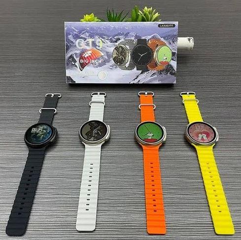 GT9 Round Dial Smartwatch - Bluetooth Calling, Fitness Tracking, Wireless Charging
