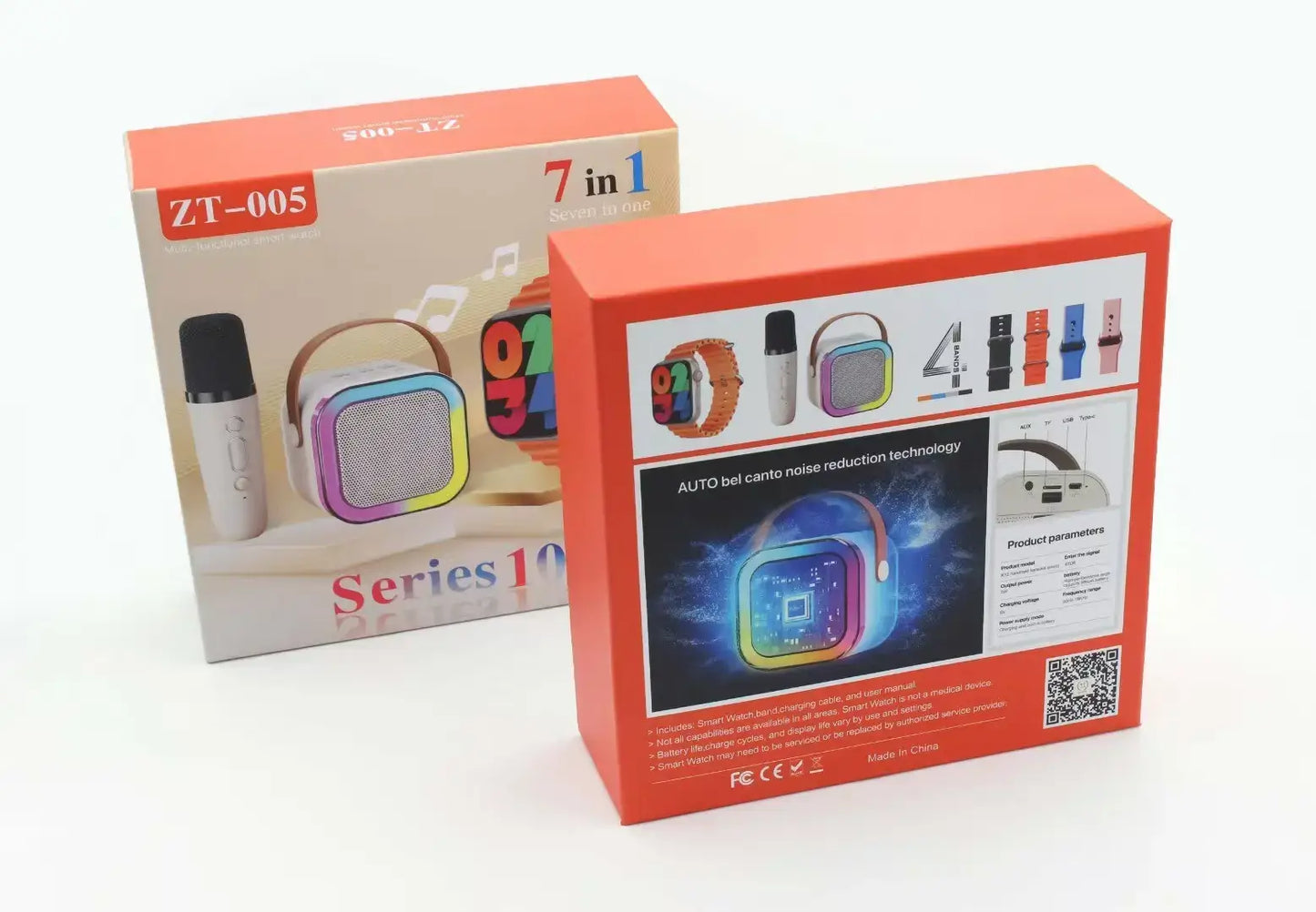 ZT005 Smartwatch 7-in-1 | Bluetooth Speaker & Mic