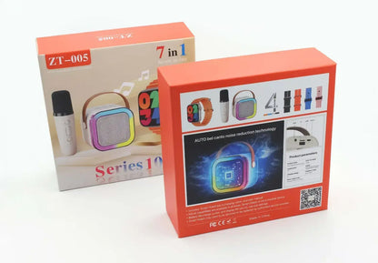 ZT005 Smartwatch 7-in-1 | Bluetooth Speaker & Mic