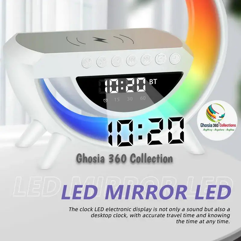 Wireless Charging Speaker (BT-3401) | Atmosphere Night Light