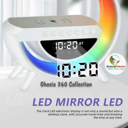 Wireless Charging Speaker (BT-3401) | Atmosphere Night Light