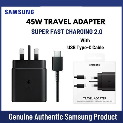Samsung 45W Super Fast Charger Original PD Adapter