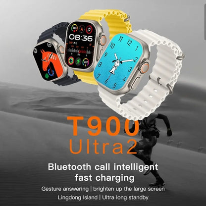 T900 Ultra 2 Series 9 Smart Watch – 2.19" Full Touch Display, Bluetooth Calling, Wireless Charging