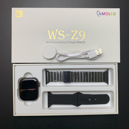 WS-Z9 Max Series 9 Smartwatch – AMOLED Display, Finger Tap Call Gesture