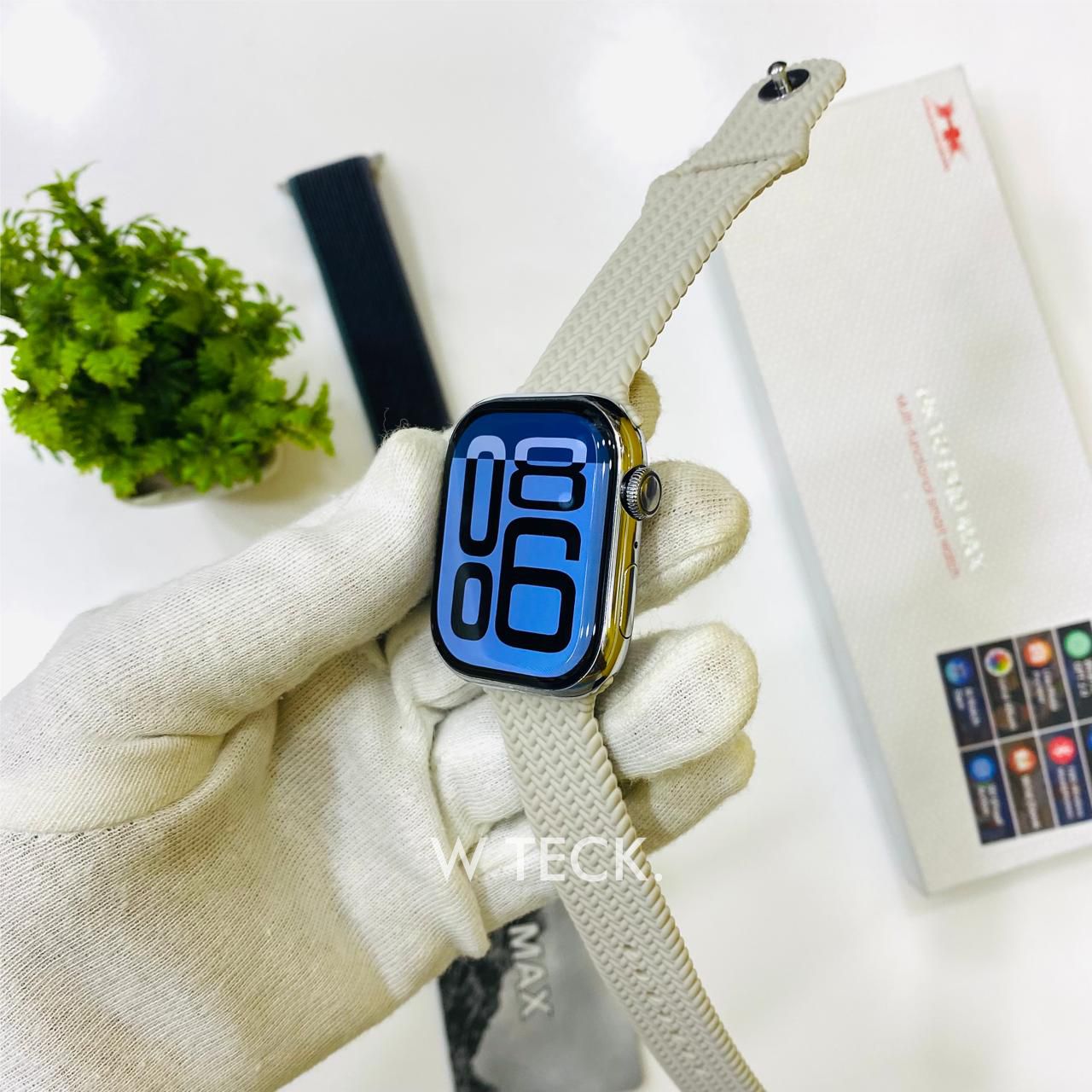 HK10 Pro Max Smartwatch – Ultra-Thin Stainless Steel Design, Android Compatible